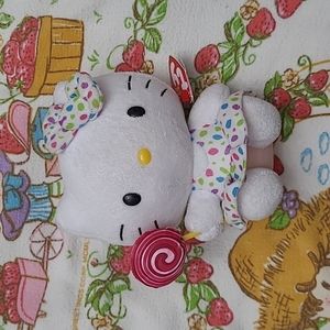 TY Sanrio Hello Kitty Lollipop Plush